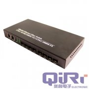 批发工业级千兆8光2电光纤收发器/汇聚式网络光端机/级联式光纤交 