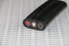 批发橡胶扁电缆YBF港口起重机 龙门吊机 取料机专用橡套扁电缆  